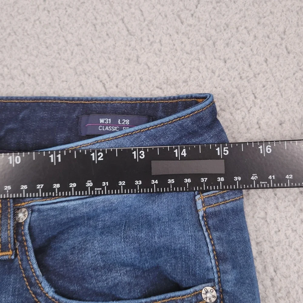 VIGOSS Jeans Size 31 Jagger Super Skinny Classic Fit Distressed Denim